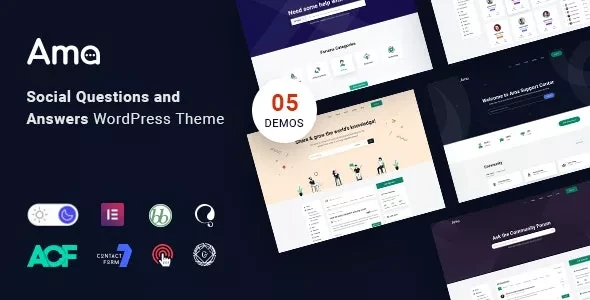 AMA v1.8.0 - bbPress Forum WordPress Theme with Social Questions and Answers