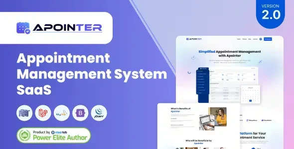 Apointer v2.0 - Appointment Management System SaaS