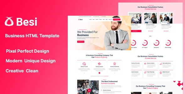 Besi v1.1 - Business and Agency HTML Template
