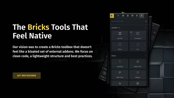 Bricksforge v4.0.0 - The Bricks Tools that feel native