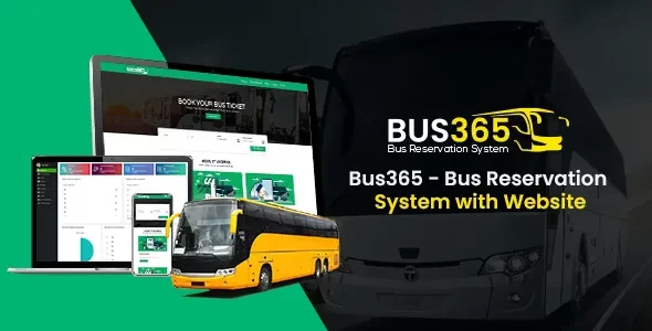 Bus365 v6.3 - Bus Reservation System with Website