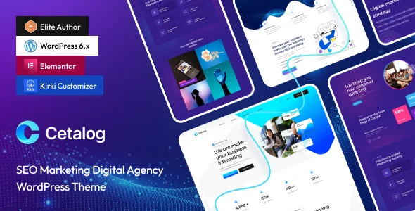 Cetalog v1.1.1 - Marketing & SEO Agency WordPress Theme