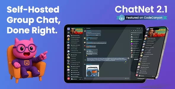 ChatNet - AI-Powered Chatroom Script with Private, Group & Video Chat