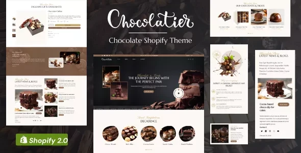 Chocolatier - Chocolate Shop Shopify Theme