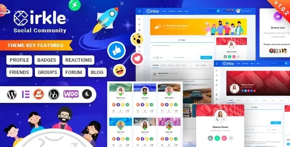 Cirkle v1.0.2 - Social Networking WordPress Theme