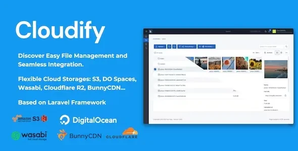 Cloudify v1.2.8 - Self-Hosted File Manager and Cloud Storage