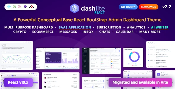 DashLite v2.2 - React Admin Dashboard Template