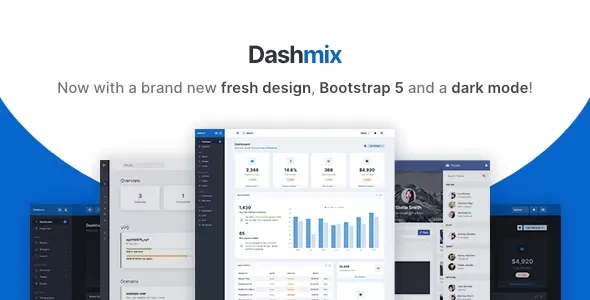 Dashmix v5.10 - Bootstrap 5 Admin Dashboard Template & Laravel 11 Starter Kit