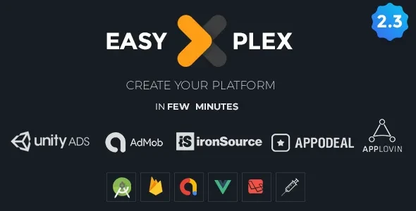 EasyPlex v2.3 - Movies - Live Streaming - TV Series, Anime
