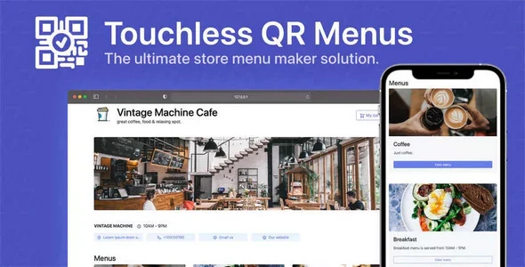 EasyQR v2.0 - Easy QR Code Menu Generator - PHP Script Software