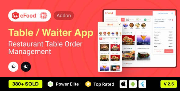 eFood - Table/Waiter App v2.5