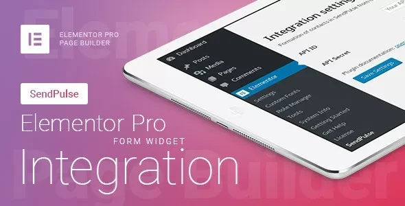Elementor Pro Form Widget v1.10.0 - SendPulse - Integration