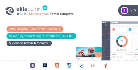 Elite Admin v6.0 - Bootstrap 5 Dashboard template