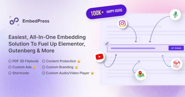 EmbedPress Pro v3.9.1