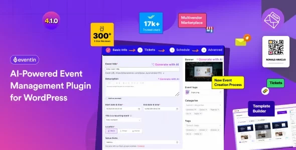 WP Eventin v4.1.19 - Events Manager & Tickets Selling Plugin for WooCommerce