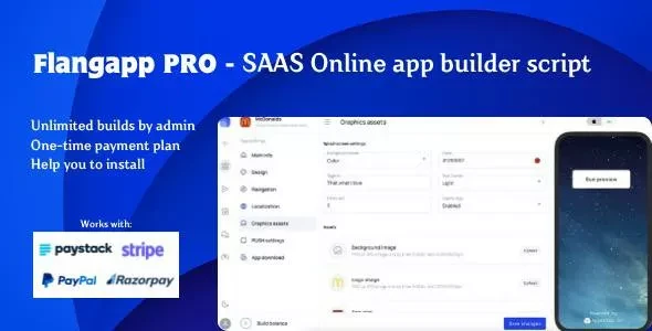 Flangapp v2.4 - SAAS Online App Builder from Website