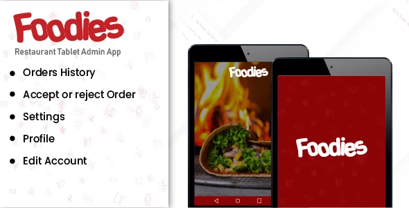 Foodies - Android Native Order Taking Restaurant App