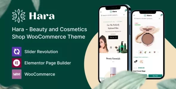 Hara v1.2.23 - Beauty and Cosmetics Shop WooCommerce Theme