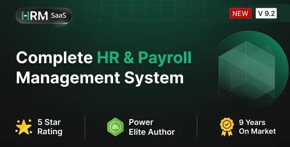 HRM SaaS v9.2 - HR and Payroll Tool