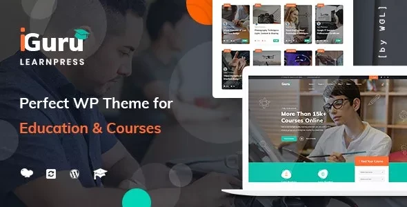 iGuru v1.3.4 - Education & Courses WordPress Theme