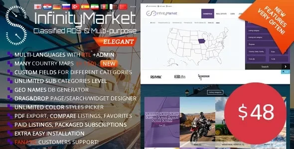 Classified Ads Script v1.7.5 - Infinity Market