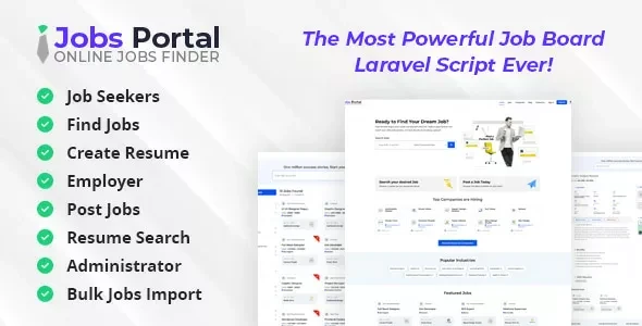Jobs Portal v5.0 - Job Board Laravel Script