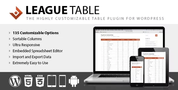 League Table v2.17