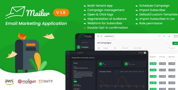 Mailer v1.6 - Email Marketing Application