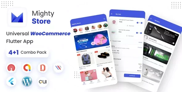 MightyStore WooCommerce v18.0 - Flutter E-commerce Full App