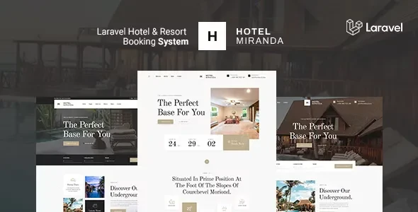 Miranda v1.42.1 - Laravel Hotel & Resort Multilingual Booking System