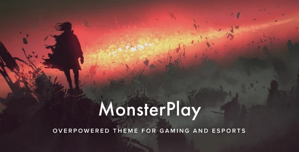 MonsterPlay v1.2.3 - eSports and Gaming WordPress Theme