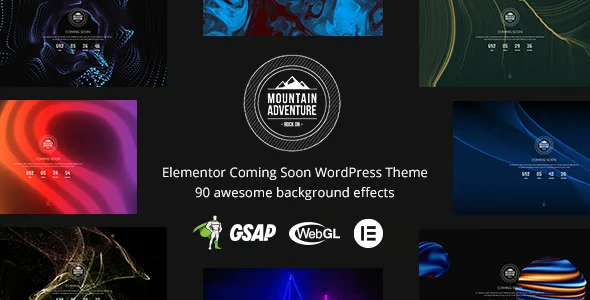 Mountain v5.0.2 - Elementor Coming Soon WordPress Theme