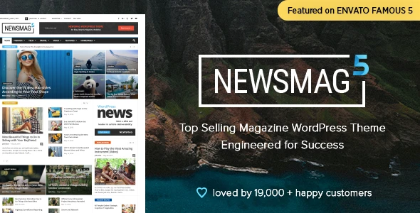Newsmag v5.4.3.8 - Newspaper & Magazine WordPress Theme