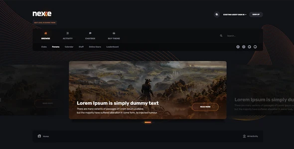 Nexxe Theme (Dark / Light) v1.1.1.2
