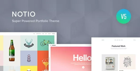 Notio v5.6.1 - Creative Portfolio WordPress Theme