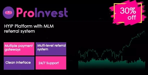 ProInvest v3.7 - Cryptocurrency and Online Investment Platform