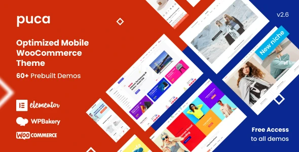 Puca v2.6.4.6 - Optimized Mobile WooCommerce Theme