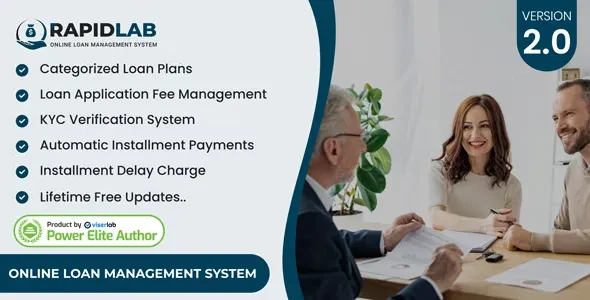 RapidLab v2.0 - Online Loan Management System