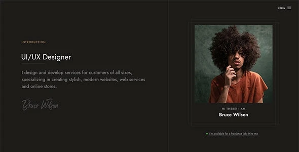 Resumo - Personal Portfolio Template