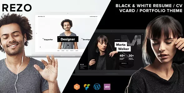 Rezo v1.0.2 - Resume, vCard, CV WordPress
