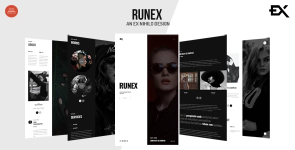 Runex v1.3 - One Page Portfolio Template