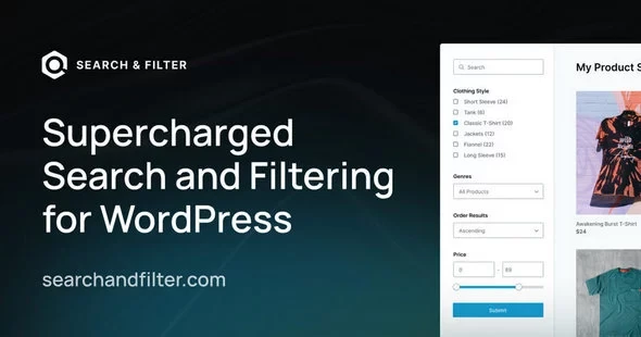 Search & Filter Pro v3.2.3 - Advanced Filtering for WordPress
