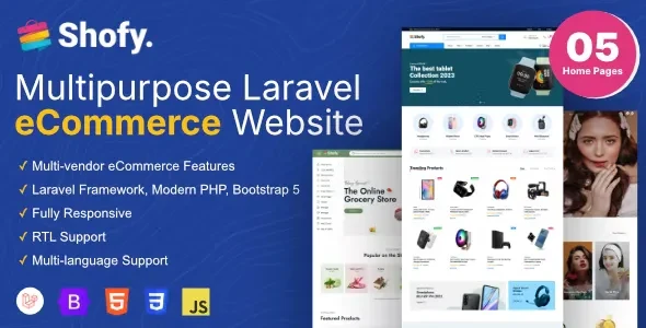 Shofy v1.3.9 - eCommerce & Multivendor Marketplace Laravel Platform