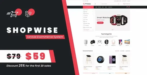 Shopwise v1.41.1 - Laravel Ecommerce Multilingual System