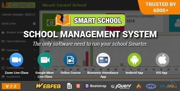 Smart School v7.2.0 - School Management System
