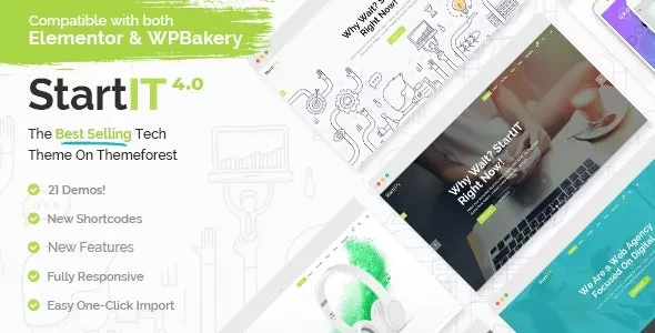 Startit v4.4 - Fresh Startup Business Theme