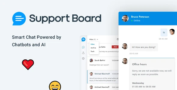 Support Board v3.9.1 - Chat WordPress Plugin - Chat & Support