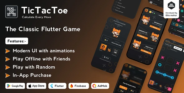 Tic Tac Toe v2.0.1 - The Classic Flutter Tic Tac Toe Game