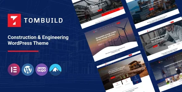 Tombuild v1.1.9 - Construction & Engineering WordPress Theme