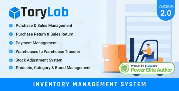 ToryLab v2.0 - Inventory Management System